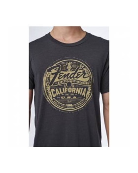 FENDER T-SHIRT MEDALLION MEN'S GRAY L Футболка-foto6