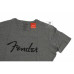 FENDER T-SHIRT SPAGHETTI LOGO MEN'S GREY XL Футболка