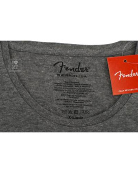 FENDER T-SHIRT SPAGHETTI LOGO MEN'S GREY XL Футболка-foto4