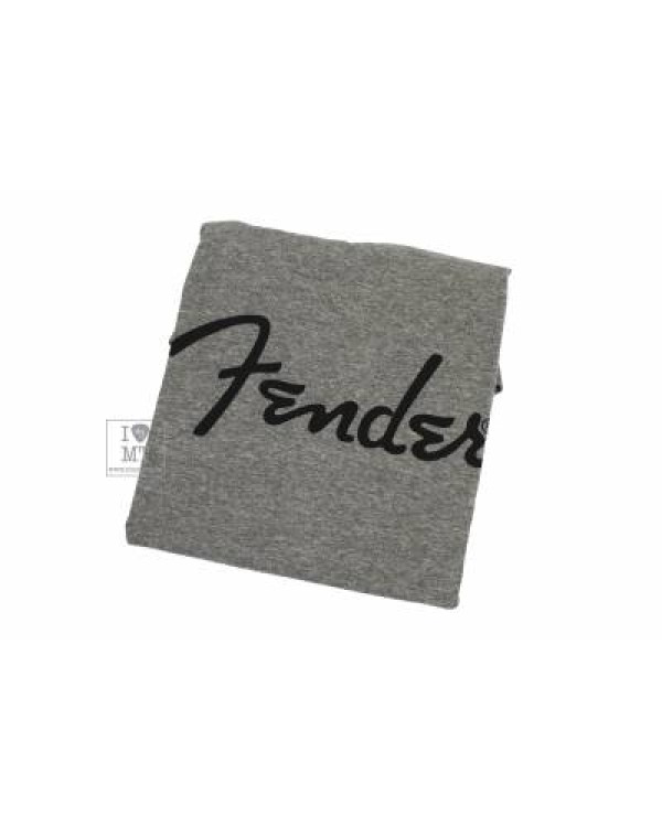 FENDER T-SHIRT SPAGHETTI LOGO MEN'S GREY XL Футболка