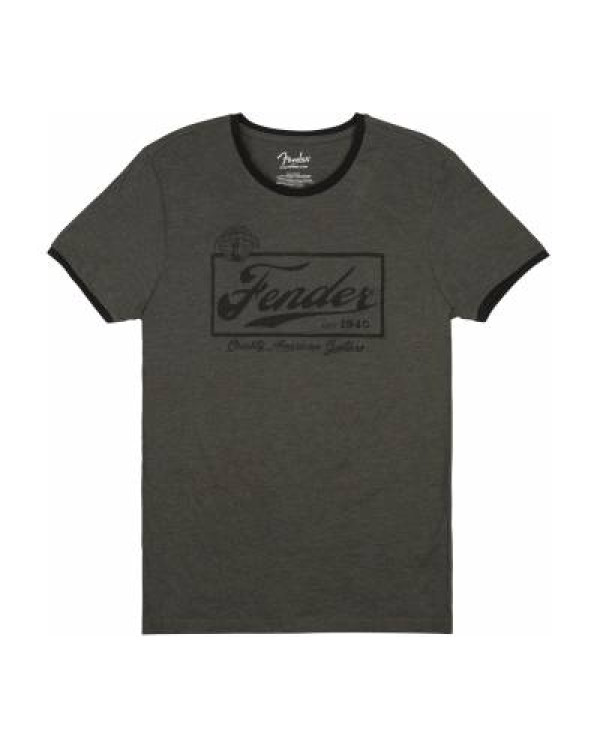 FENDER T-SHIRT BEER LABEL MEN'S GRAY/BLACK L Футболка