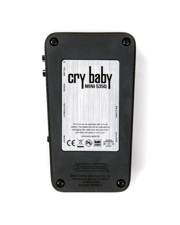 Педаль ефектів DUNLOP CRY BABY MINI 535Q WAH