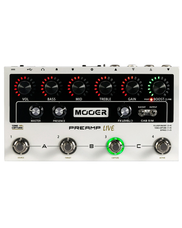 Гітарний ефект MOOER PREAMP LIVE