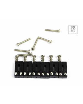 GRAPH TECH PS-8001-00 STRING SAVER SADDLE STRAT/TELE STYLE (6 PCS) Набір сідел для гітар