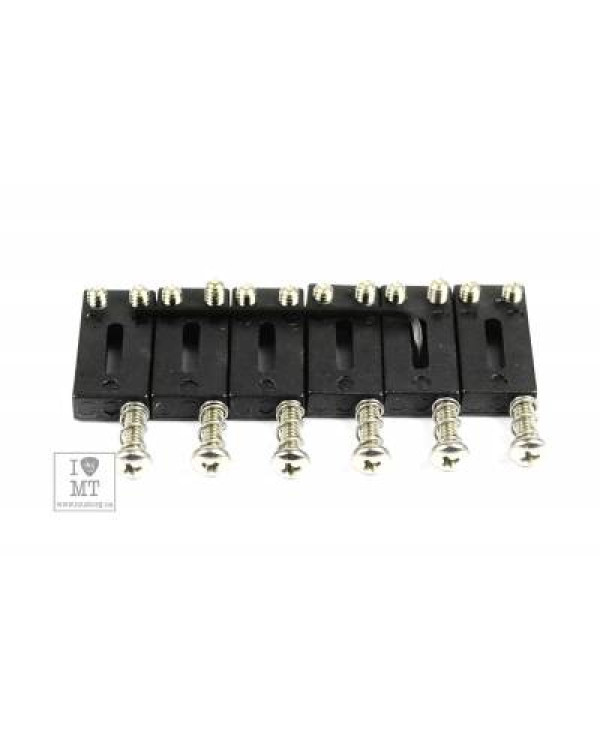 GRAPH TECH PS-8001-00 STRING SAVER SADDLE STRAT/TELE STYLE (6 PCS) Набір сідел для гітар