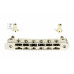GRAPH TECH PS-8843-N0 STRING SAVER RESOMAX NV1 AUTOLOCK BRIDGE 4MM NICKEL Бридж типу tune-o-matic