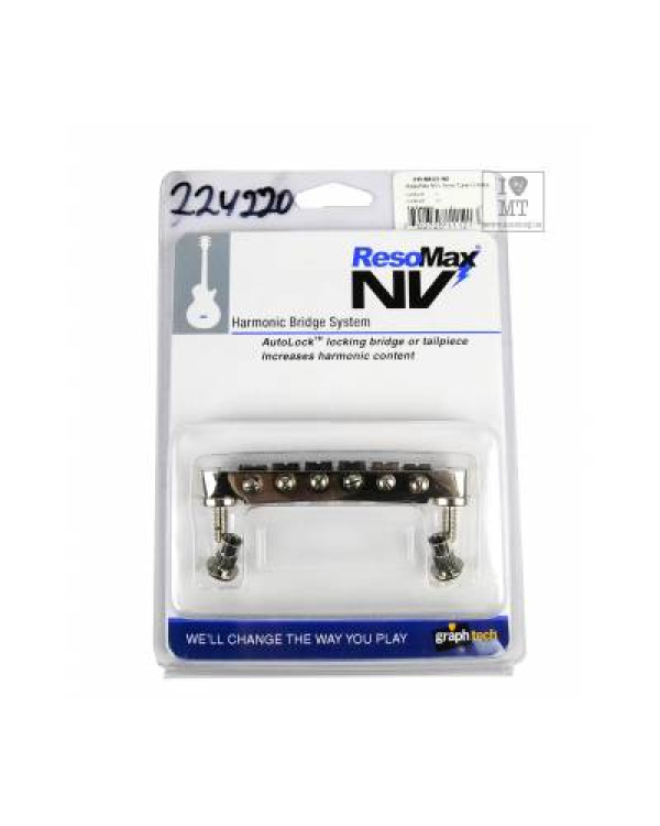 GRAPH TECH PS-8843-N0 STRING SAVER RESOMAX NV1 AUTOLOCK BRIDGE 4MM NICKEL Бридж типу tune-o-matic