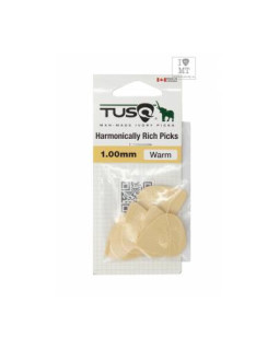 GRAPH TECH PQP-0100-V6 TUSQ Nut Standard Pick 1mm Vintage (Warm) 6 Pack Набір медіаторів-foto5