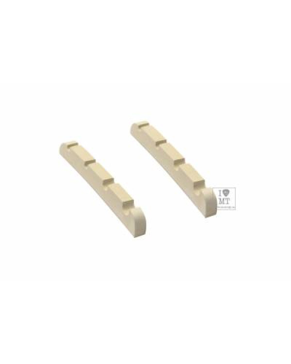 FENDER JAZZ BASS PRE-SLOTTED MICARTA STRING NUT SET WHITE Нульовий поріжок