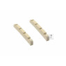 FENDER JAZZ BASS PRE-SLOTTED MICARTA STRING NUT SET WHITE Нульовий поріжок