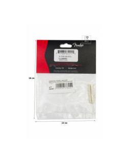 FENDER JAZZ BASS PRE-SLOTTED MICARTA STRING NUT SET WHITE Нульовий поріжок-foto5