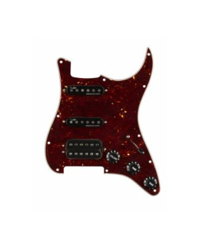 FENDER PRE-WIRED STRAT PICKGUARD HSS TORTOISE SHELL 11 HOLE Пікгард зі звукознімачами