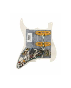 FENDER PRE-WIRED STRAT PICKGUARD HSS TORTOISE SHELL 11 HOLE Пікгард зі звукознімачами-foto2