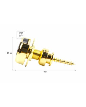 FENDER INFINITY STRAP LOCKS GOLD Стреплоки для гітари-foto4