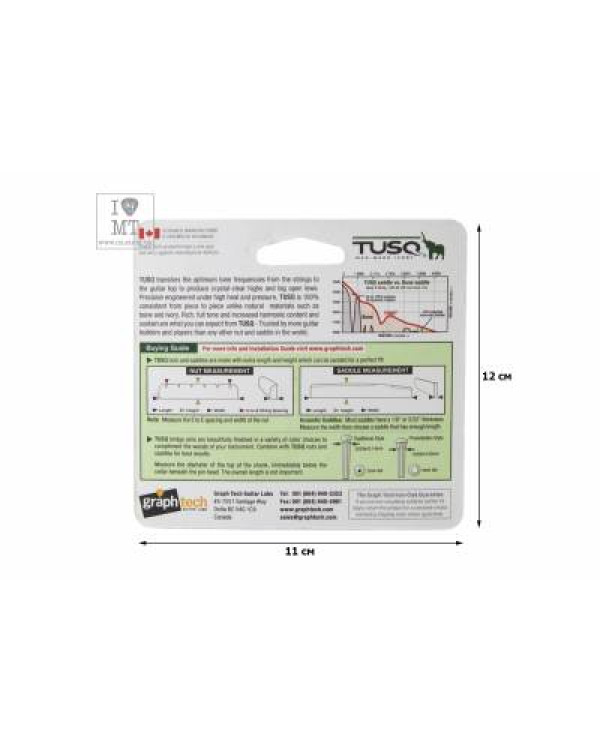 GRAPH TECH PQ-1214-00 TUSQ Nut Bass Fender Style Jazz 4 String Нульовий поріжок