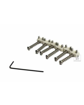GRAPH TECH PQ-8166-00 TUSQ Saddle Barrel I.O.S. 6-Pce Tele Набір сідел для гітар-foto3