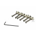 GRAPH TECH PQ-8166-00 TUSQ Saddle Barrel I.O.S. 6-Pce Tele Набір сідел для гітар