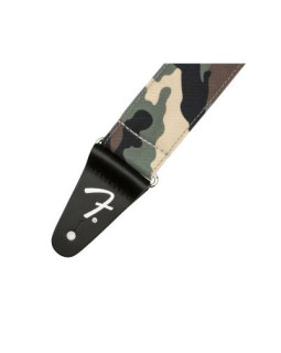 FENDER STRAP 2" CAMO WOODLAND Ремінь гітарний-foto2