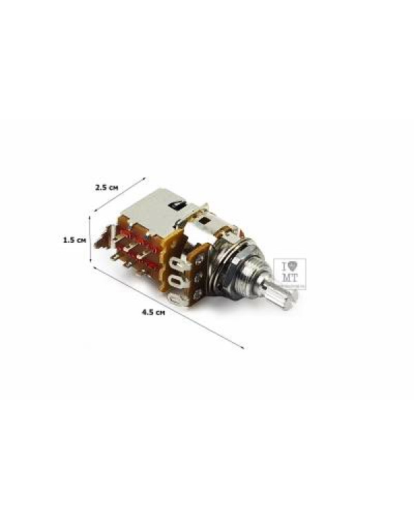 FENDER POTENTIOMETER PUSH-PULL 250K SPLIT Потенціометр пуш-пул
