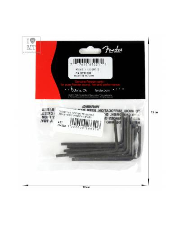 FENDER TRUSS ROD ADJUSTMENT WRENCH 1/8" HEX Ключ для гітари