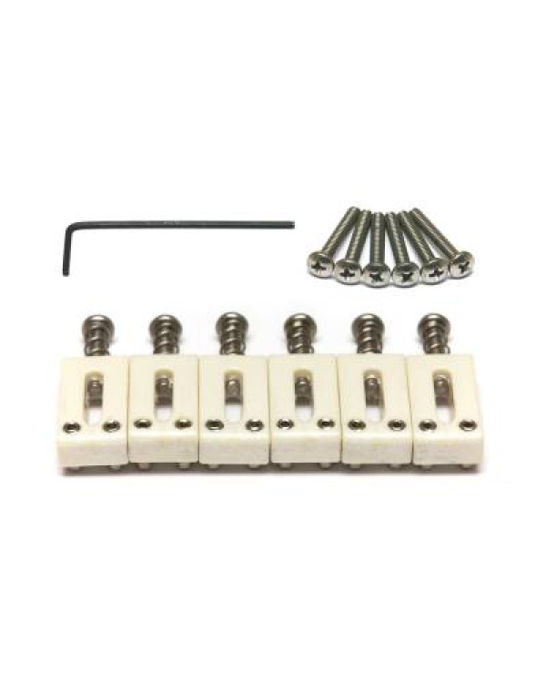 GRAPH TECH PQ-8000-00 TUSQ Saddle Strat/Tele Style 2 1/16" Spacing (6 Pcs) Набір сідел для гітар