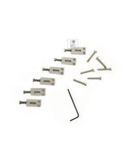 GRAPH TECH PQ-8000-00 TUSQ Saddle Strat/Tele Style 2 1/16" Spacing (6 Pcs) Набір сідел для гітар-foto2