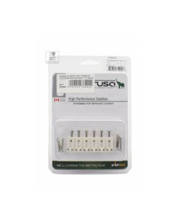 GRAPH TECH PQ-8000-00 TUSQ Saddle Strat/Tele Style 2 1/16" Spacing (6 Pcs) Набір сідел для гітар-foto4