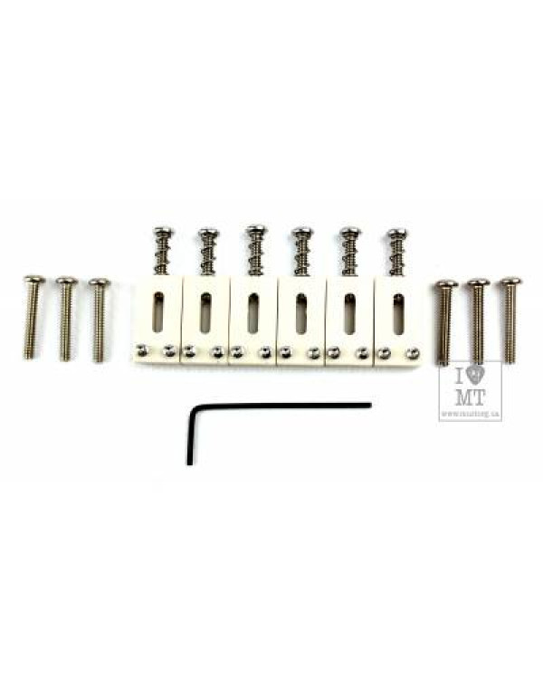 GRAPH TECH PQ-8000-F0 TUSQ Saddle Strat/Tele Style 2 3/16" Spacing Набір сідел для гітар