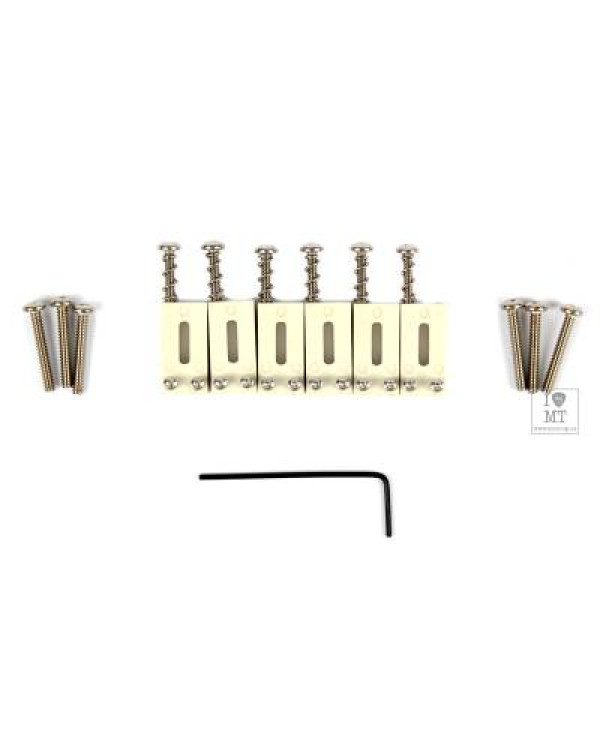 GRAPH TECH PQ-8001-00 TUSQ Saddle Strat/Tele Style Offset (6 Pcs) Набір сідел для гітар