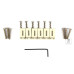 GRAPH TECH PQ-8001-00 TUSQ Saddle Strat/Tele Style Offset (6 Pcs) Набір сідел для гітар