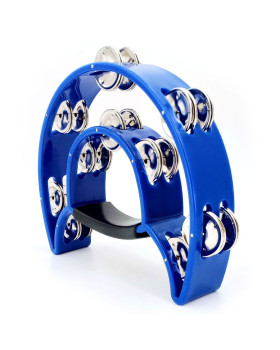 MAXTONE 818 Dual Power Tambourine (Blue)