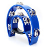 MAXTONE 818 Dual Power Tambourine (Blue)