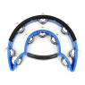MAXTONE 818N/P Power-2 Tambourine w/Protecting Trim (Blue)