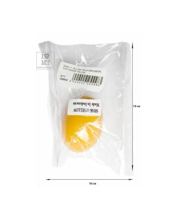 PALM PERCUSSION EGG SHAKER YELLOW Шейкер