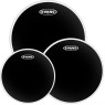 EVANS BLACK CHROME Standard Tom Pack (12", 13", 16") - Old Pack