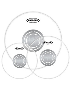 EVANS POWER CENTER Clear Rock Tom Pack (10", 12", 16") - Old Pack