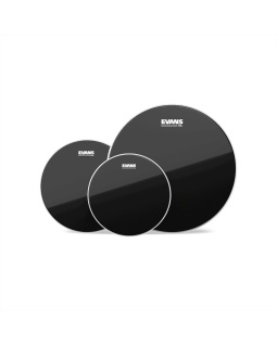EVANS BLACK CHROME Fusion Tom Pack (10", 12", 14")