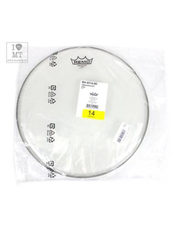 REMO AMBASSADOR 14" CLEAR Пластик для барабану