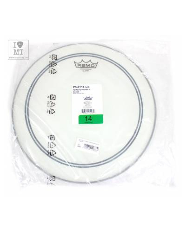 REMO POWERSTROKE3 14" COATED Пластик для барабану