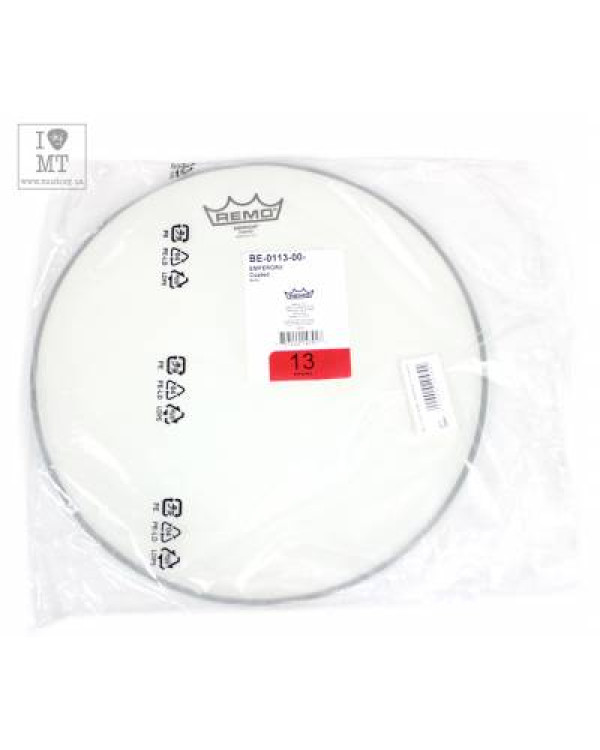 REMO EMPEROR 13" COATED Пластик для барабану