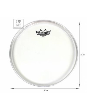 REMO AMBASSADOR 10" CLEAR Пластик для барабану-foto2