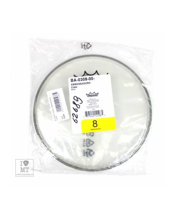 REMO AMBASSADOR 8" CLEAR Пластик для барабану