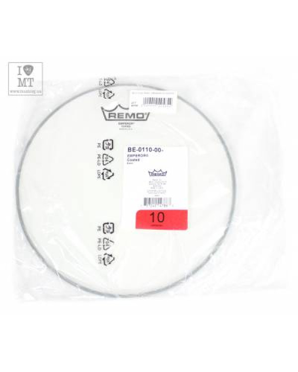 REMO EMPEROR 10" COATED Пластик для барабану
