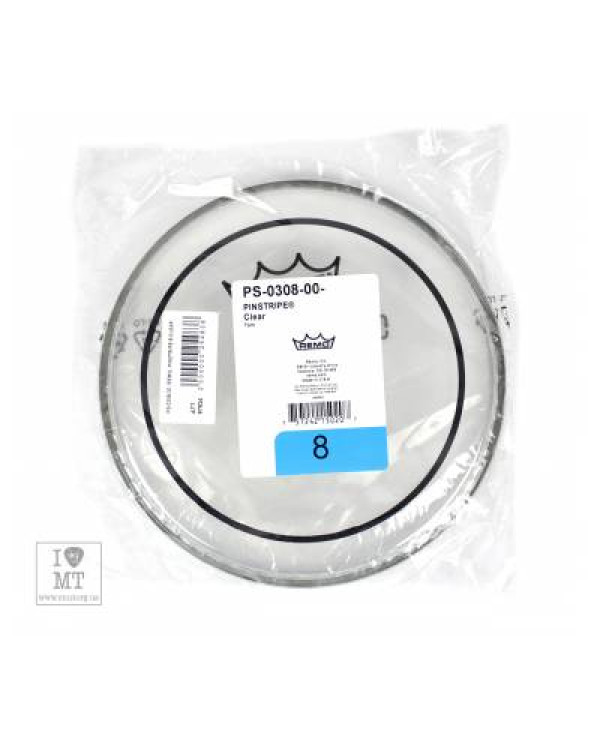 REMO PINSTRIPE 8 CLEAR Пластик для барабану