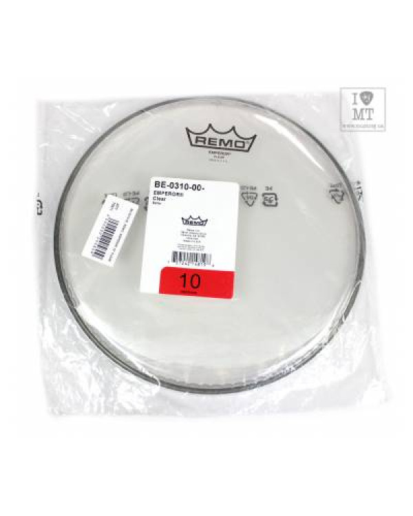 REMO EMPEROR 10" CLEAR Пластик для барабану
