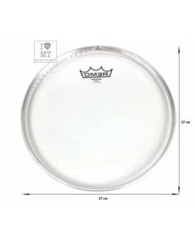 REMO EMPEROR 10" CLEAR Пластик для барабану-foto2