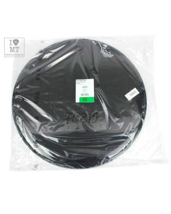 REMO POWERSTROKE3 22 EBONY W DYNAMO Пластик для барабану
