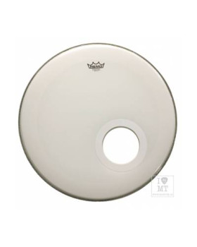 REMO Bass, POWERSTROKE 3, SMOOTH WHITE, 22" Пластик для барабану