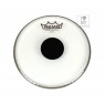 REMO Batter, CONTROLLED SOUND, Clear, 8" Diameter, BLACK DOT On Top Пластик для барабану
