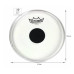 REMO Batter, CONTROLLED SOUND, Clear, 8" Diameter, BLACK DOT On Top Пластик для барабану